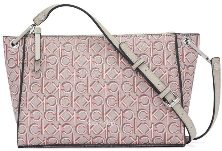 calvin klein purse beige