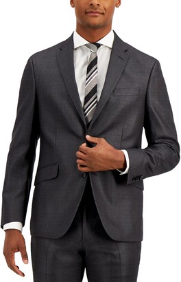 Kenneth Cole Reaction Men's Techni-Cole Gunmetal Suit Separate Slim-Fit  Jacket - ShopStyle