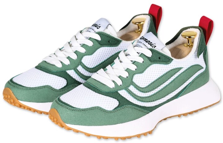 green white trainers