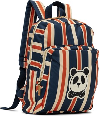 Mini Rodini Kids Multicolor Panda Backpack