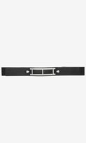 Thumbnail for your product : Express Mixed Texture Metal Plaque Stretch Belt