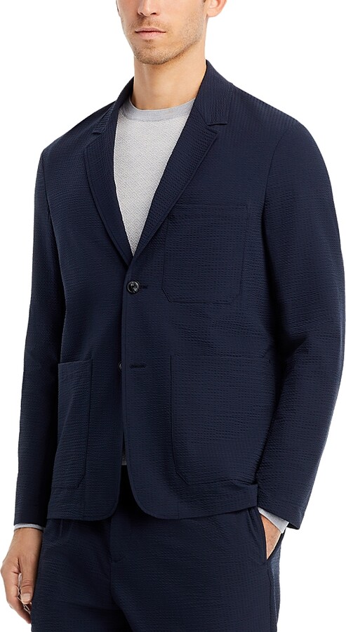 Emporio Armani Technical Seersucker Jacket