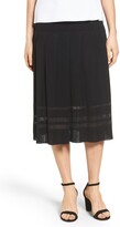 Thumbnail for your product : Ming Wang Pleated Midi Skirt