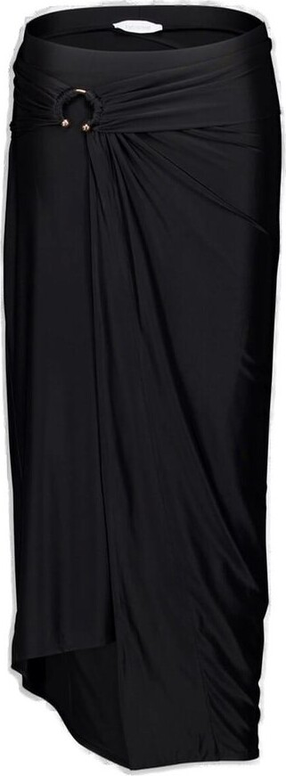 Paco Rabanne Jupe Asymmetric Hem Maxi Skirt