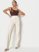 Thumbnail for your product : Missguided Pu Faux Leather Trouser