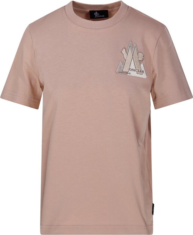 MONCLER GRENOBLE Logo Patch Crewneck T-Shirt