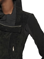 Thumbnail for your product : Rick Owens Peccary Leather Biker Jacket