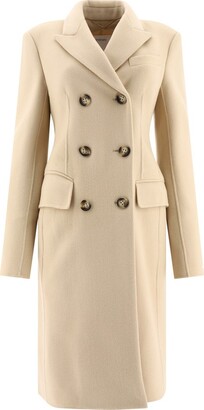 Sportmax Double-Breasted Long-Sleeved Coat