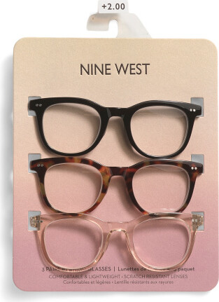 TJMAXX 3Pk 62Mm Readers For Women