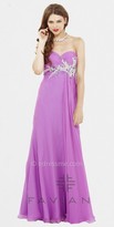 Thumbnail for your product : Faviana Strapless Pleated Bust Jeweled Evening Dresses