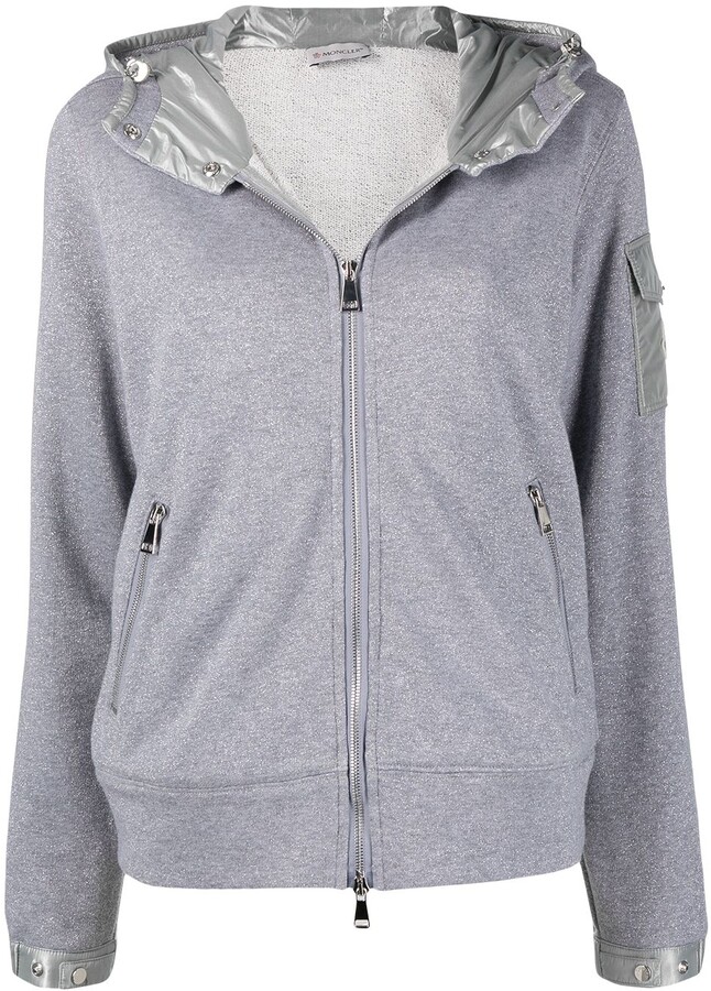 moncler hoodie grey