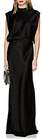 Lanvin-lanvin womens satin gown black