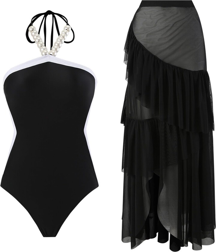 Topgrowth Accessorio Swimming Costume Women Push Up Swimsuit