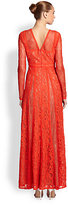 Thumbnail for your product : BCBGMAXAZRIA Katie Lace-Blocked Gown