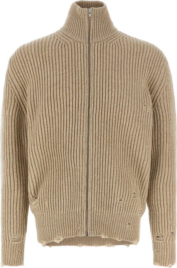 MM6 MAISON MARGIELA Distressed Wool Cardigan