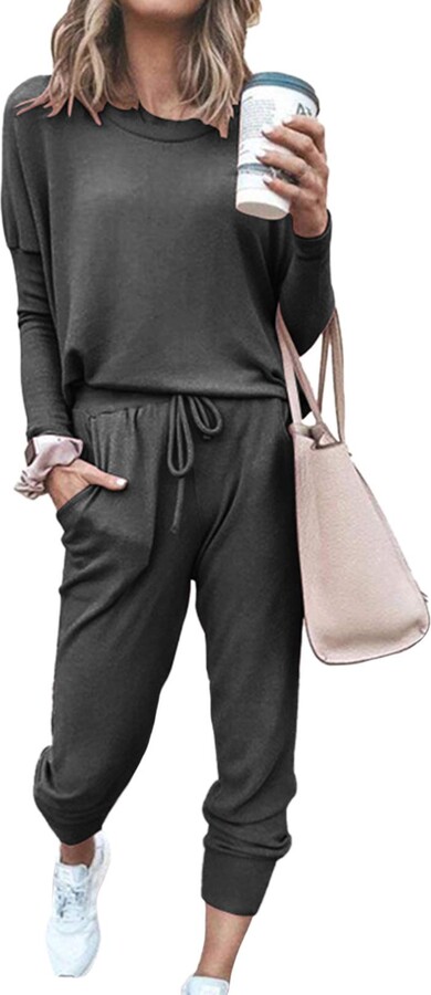 Viottiset Womens 2 Piece Tracksuit Set Tie Dye Pullover Long Sleeve Jogger Pants Loungewear