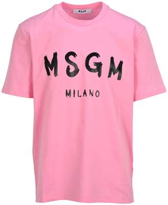 MSGM Tshirt Logo Macro