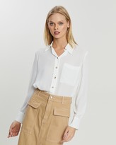 Thumbnail for your product : Mng Pocket Flowy Shirt