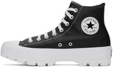 Thumbnail for your product : Converse Black Leather Lugged Chuck Taylor All Star High Sneakers