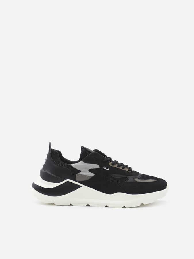 D.A.T.E Mesh Fuga Sneakers With Contrasting Inserts - ShopStyle