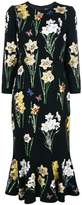 Thumbnail for your product : Dolce & Gabbana floral longsleeved dress