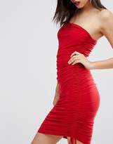 Thumbnail for your product : Club L Club LSlinky Bandeau Ruched Detail Dress