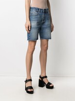 Thumbnail for your product : MM6 MAISON MARGIELA Mid-Rise Knee-Length Shorts