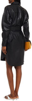 Thumbnail for your product : REMAIN Birger Christensen Belted Leather Shirt Dress