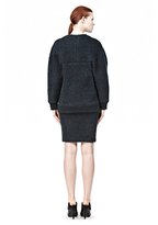 Thumbnail for your product : Alexander Wang Brushed Mohair Tucked Sleeve Pullover