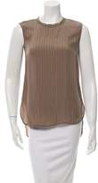 Thumbnail for your product : Raquel Allegra Sleeveless High-Low Top