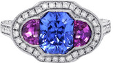 Thumbnail for your product : Diana M Fine Jewelry Platinum 4.22 Ct. Tw. Diamond & Sapphire Ring