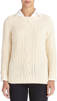 Thumbnail for your product : Jones New York Cable Boat Neck Sweater (Petite)