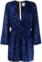 Thumbnail for your product : In The Mood For Love Bree plunge-neck sequin playsuit