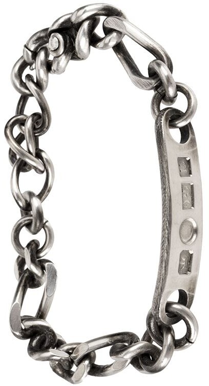 WERKSTATT:MÜNCHEN engraved-tag Chain Bracelet