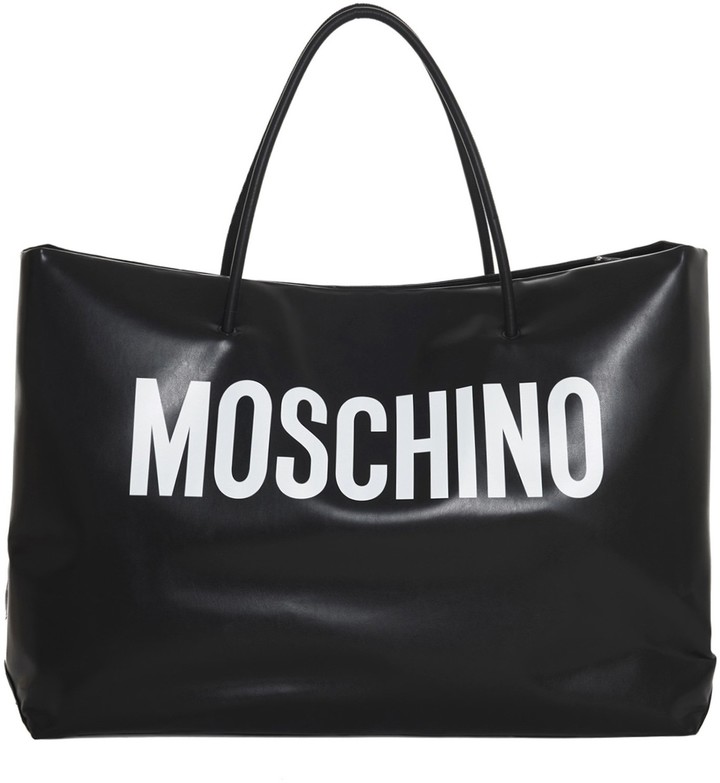 Moschino Black Tote Bags on Sale 