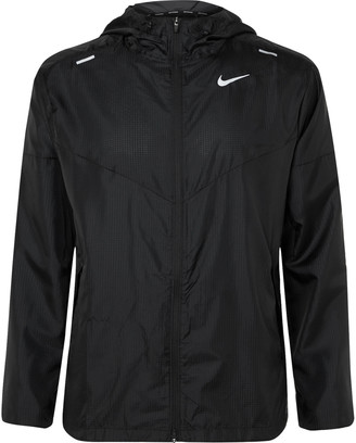 Nike Running Windrunner Logo-Print Shell Hooded Jacket