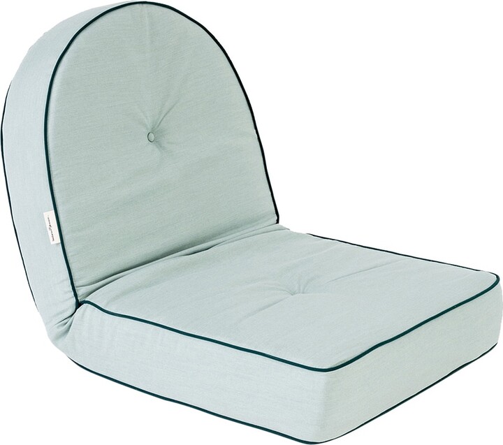 business & pleasure co. Reclining Pillow Lounger in Green