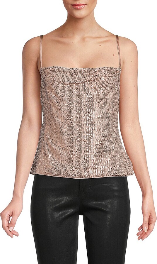 BCBGMAXAZRIA Sequin Cami Top ShopStyle