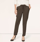 Thumbnail for your product : LOFT Petite Piped Fluid Drawstring Pants in Marisa Fit