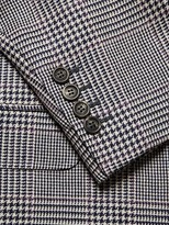 Thumbnail for your product : Brunello Cucinelli Glen Plaid Linen, Wool & Silk Jacket