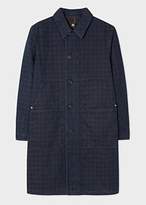 Thumbnail for your product : Paul Smith Men's Indigo-Dyed Check Red Ear Shop Coat
