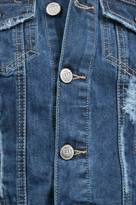 Thumbnail for your product : Free People Rip Denim Jacket in True Blue