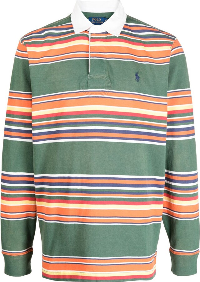 Polo Ralph Lauren The Iconic Rugby Shirt striped polo shirt ShopStyle