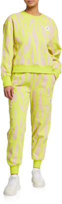 adidas by Stella McCartney Printed Drawstring Sweatpants