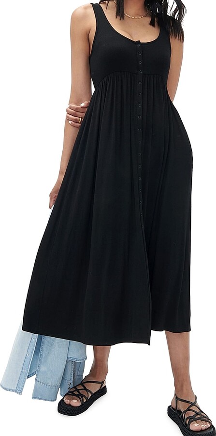 Hatch Women's The Softest Rib Maternity Nursing Friendly Tank Dress - Purple - Size XS