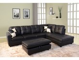 Thumbnail for your product : Andover MillsTM Russ 103.5" Wide Faux Leather Sofa & Chaise with Ottoman
