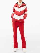 Thumbnail for your product : Perfect Moment Chevron Super Down-filled Ski Jacket - Red Stripe