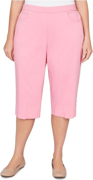 Alfred Dunner AlfredDunnerPlusWomen'sPastelMilleniumAllureClamdiggerPant