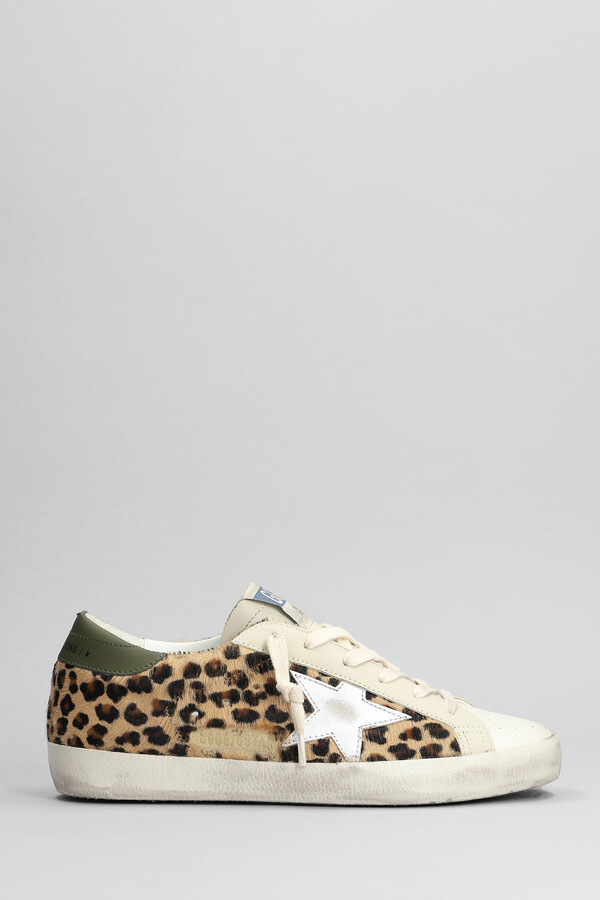 スニーカー SUPER-STAR CLASSIC WITH LIST LEATHER SNEAKERS Super-star Classic with list leather low-top sneakers GOLDEN