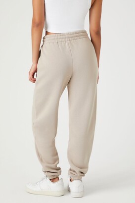 Forever 21 Women's Fleece Drawstring Joggers in Goat, XL - ShopStyle  Activewear Pants